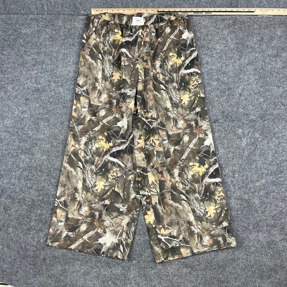 Camouflage Wide-Leg Women's Pants - Brown/Green